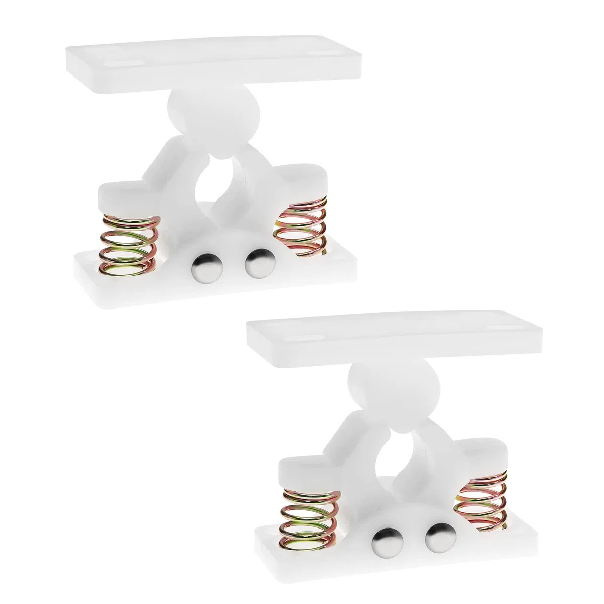 Create idea 2 retenedores de puerta de plástico, limitadores de tope de puerta, soporte de retención para caravana, autocaravana, barco, caravana, caravana, caravana, caravana, accesorios de muebles,