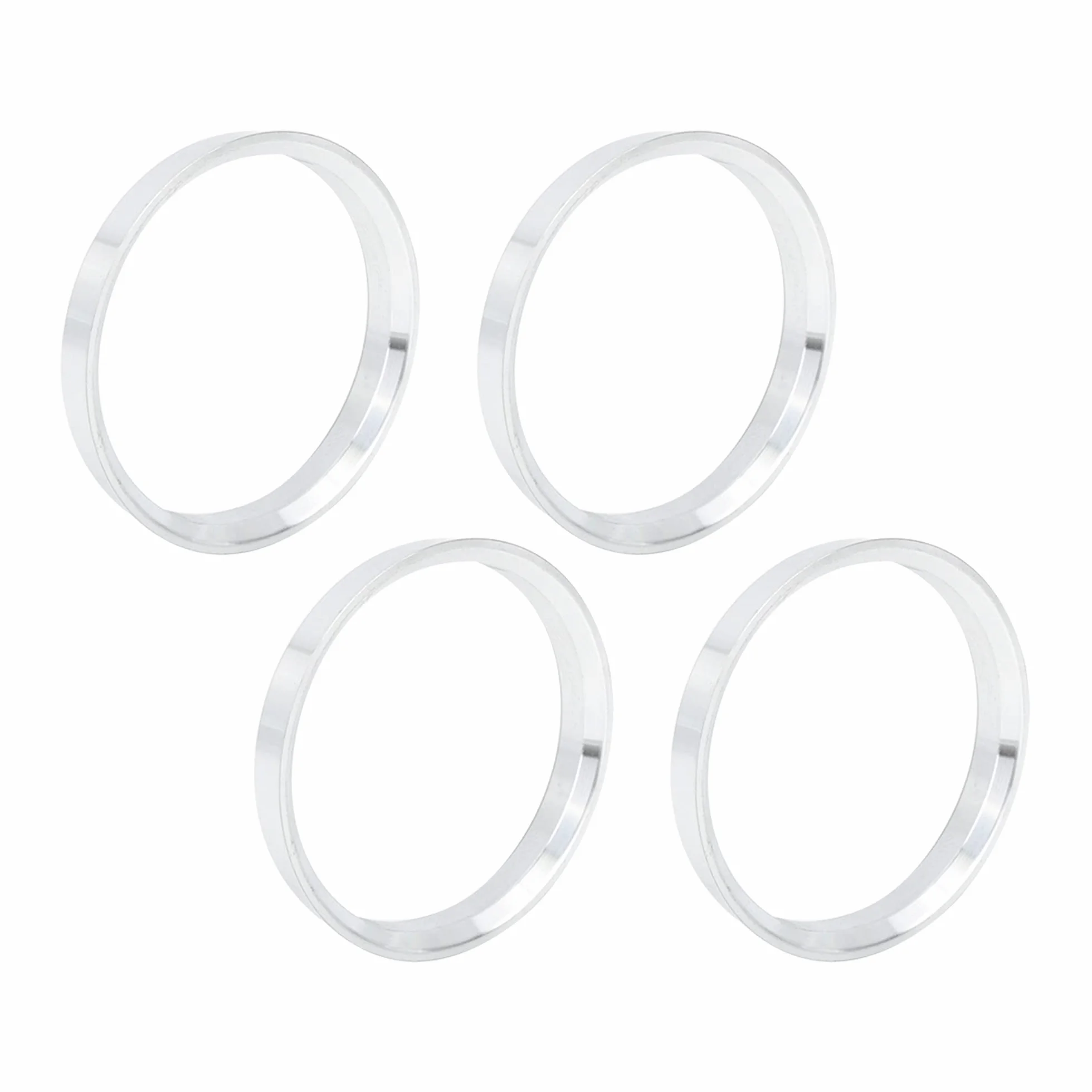 X AUTOHAUX 4Pcs 73.1 a 66.1 mm Aluminio Aleación Coche Cubo Centrado círculos Anillos de Centrales
