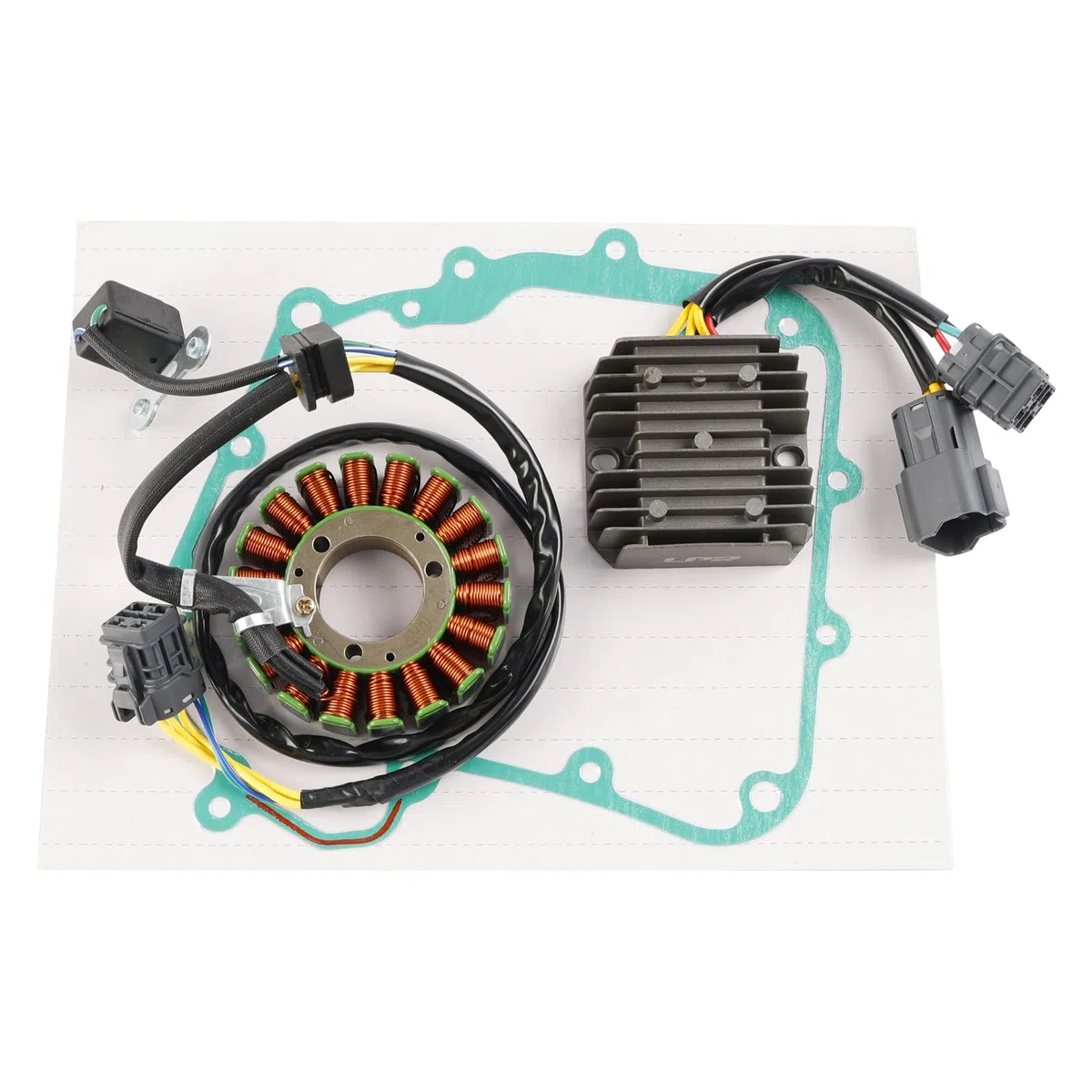 Topteng Stator Regulator Rectifier Gasket Apto para Kymco Mongoose Maxxer KXR MXU 250
