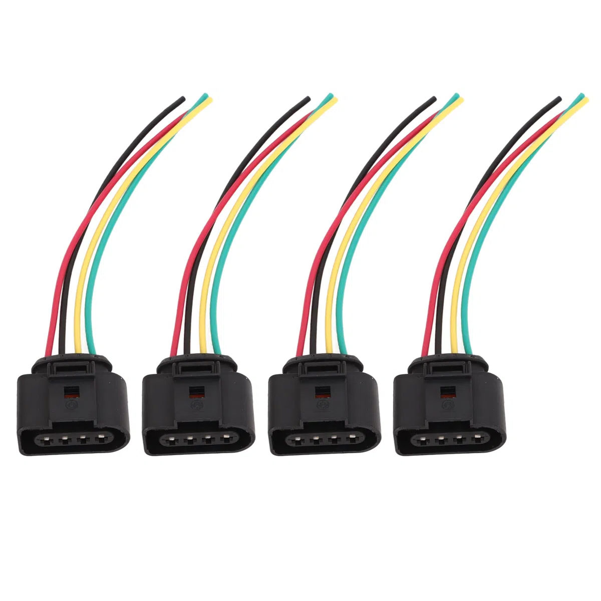 Tbest Set de 4 Conectores de Bobina de Encendido 1J0973724 Arnés de Reparación para Modelos 5000, A3, , , , A8, , , , RS4, RS6, S4, S5, S6, S8, TT