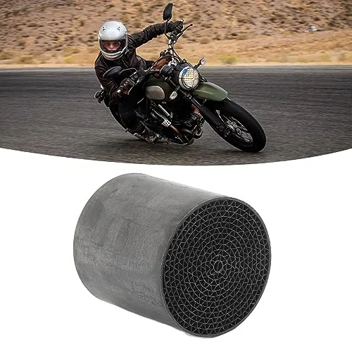 Catalizador de Tubo de Escape, Catalizador de Silenciador de Escape de Alta Resistencia para Motocicleta (48 * 50mm)