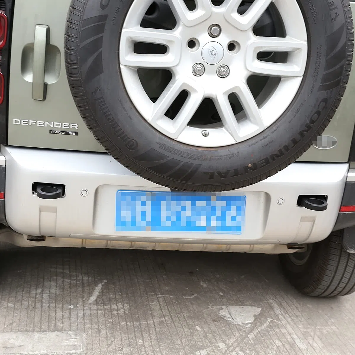Gancho de remolque de aleación de aluminio resistente para LR Defender 90 110 2020-2022 Kit para accesorios de remolque (2 unidades, negro)