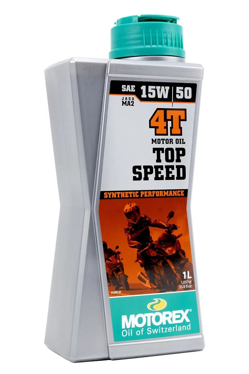 Motorex Aceite de Motor Sintético 15W50 Top Speed 4T Motorex 1 Litro