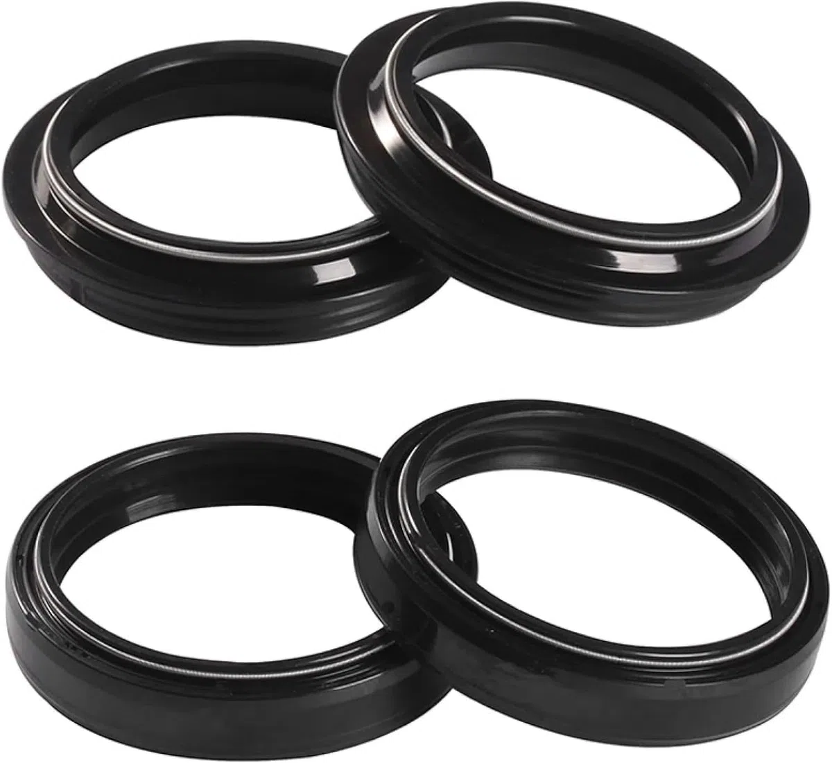 Retenes para horquillas Sello Para Suzuki BURGMAN 125 2005 33x45x8/10.5 Sello de aceite del amortiguador de la horquilla delantera de la motocicleta Sello de la cubierta antipolvo