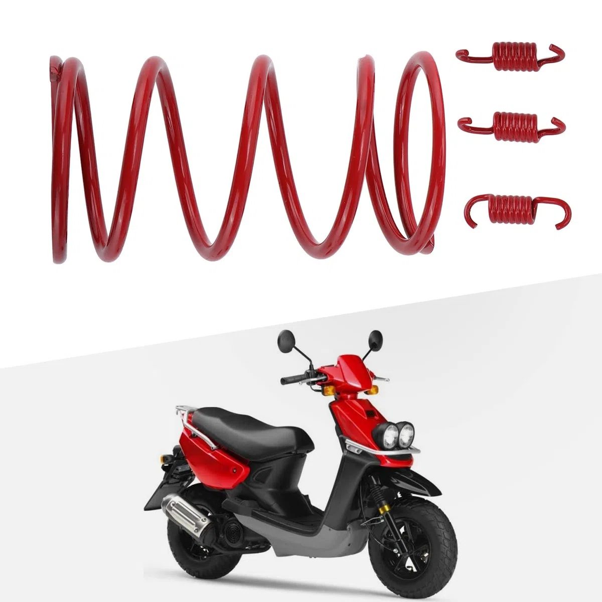 Tbest Muelles de Embrague de Alto Rendimiento, Muelles de Embrague de 1000 RPM Racing Spring Reemplazo para Ciclomotor de Motor GY6 139QMB 1P39QMB ATV