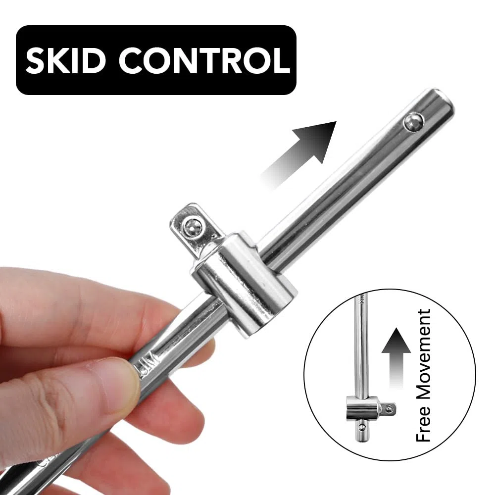 2 Piezas Llaves para Bujías Enchufe de Bujía Giratoria Magnéticas 14mm y 16mm Llaves para Bujía de Coche Vaso de Bujías Universal con Deslizable Llave en T 3/8" para Automóviles Motocicletas