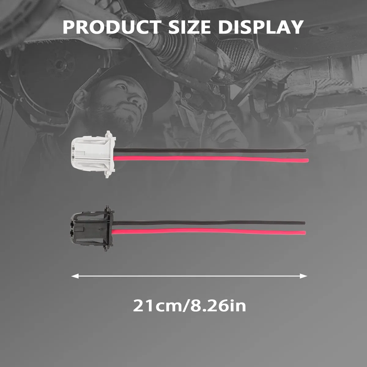 2x Conectores de enchufe para Mito Berlingo C4 Picasso Jumpy Doblo Grande Punto Linea 500 Panda 2 Corsa D Partner 2 Expert 6441.CE (Durchmesser 2,5mm, Außenhaut 3,8mm)