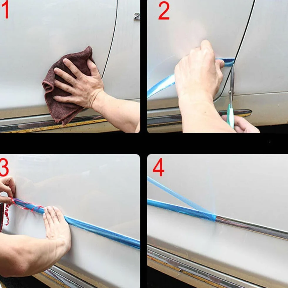 Moldura decorativa cromada autoadhesiva, con lámina protectora, universal, borde cromado, impermeable, accesorio para coche, coche, ventana, decoración exterior, plata, 20 mm x 3 m