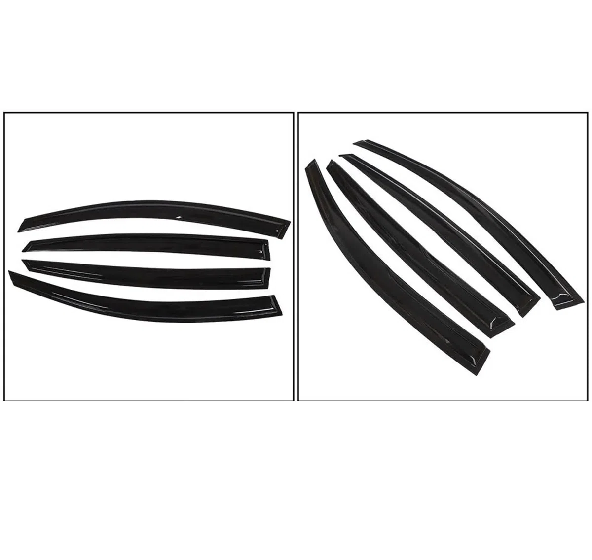 Deflector Viento ventanilla 4 Uds Visera De Ventana Lateral Parasol Protectores Lluvia Y Sol Deflector para Optima K5 2011 2012 2013 2014 2015