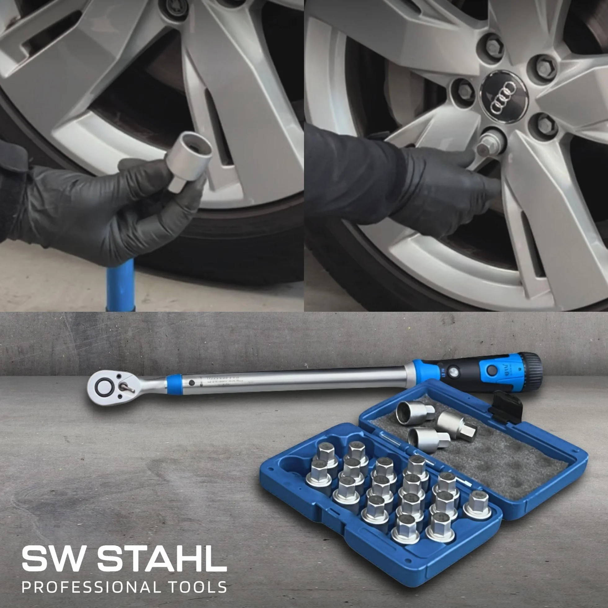 SW-Stahl 02383L-5 - Bloqueo de llanta para VW adaptador 525