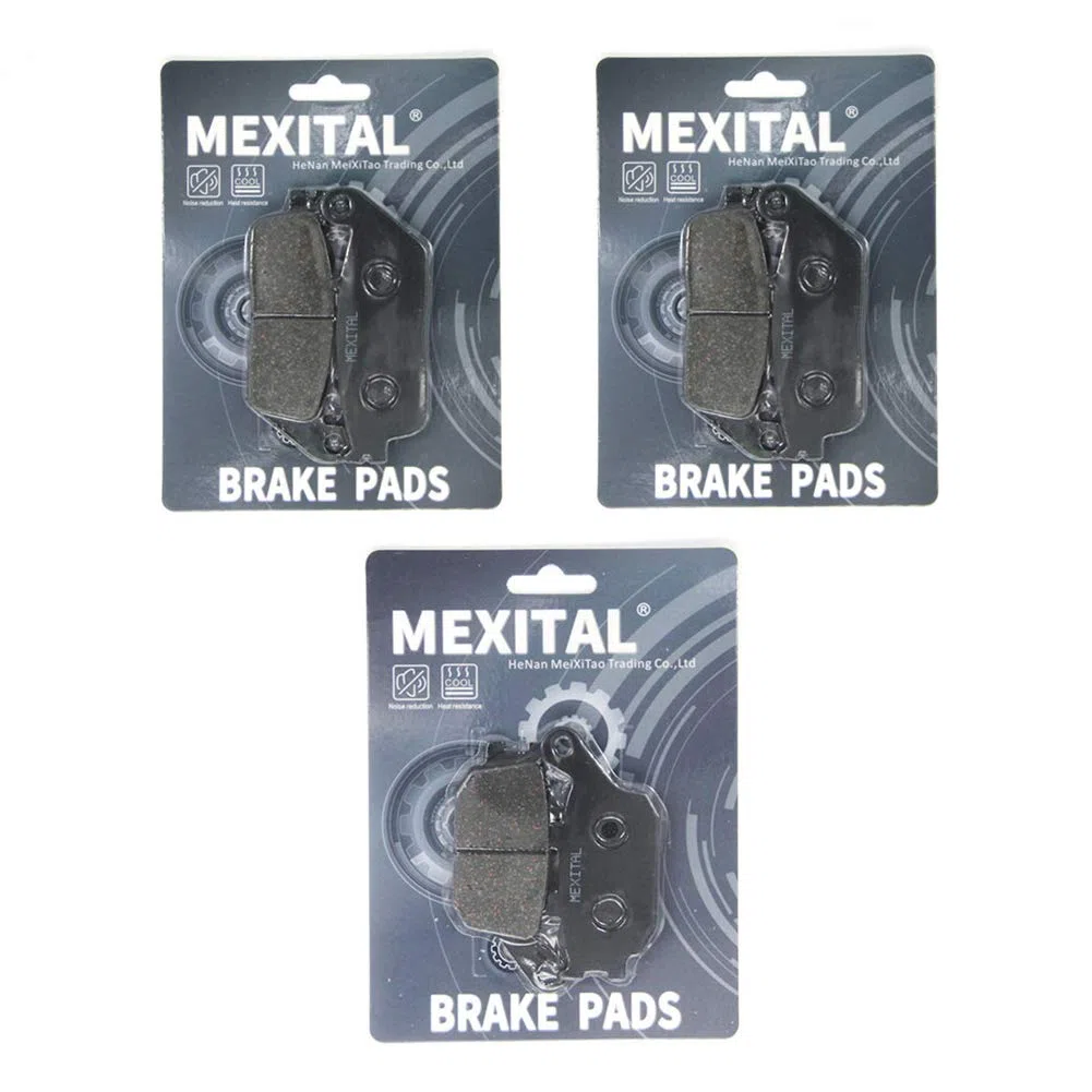 Semi-metálicos Pastillas de freno Delanteras + Traseras para CB 600 F Hornet (FW/FX/FY/F1-F6/F21/F22/F2Y) (98-06)/CBF 600 N/S (04-09) (Non ABS) SA NA (ABS) (04-06)/CBF 1000 (Non ABS) (06-15)