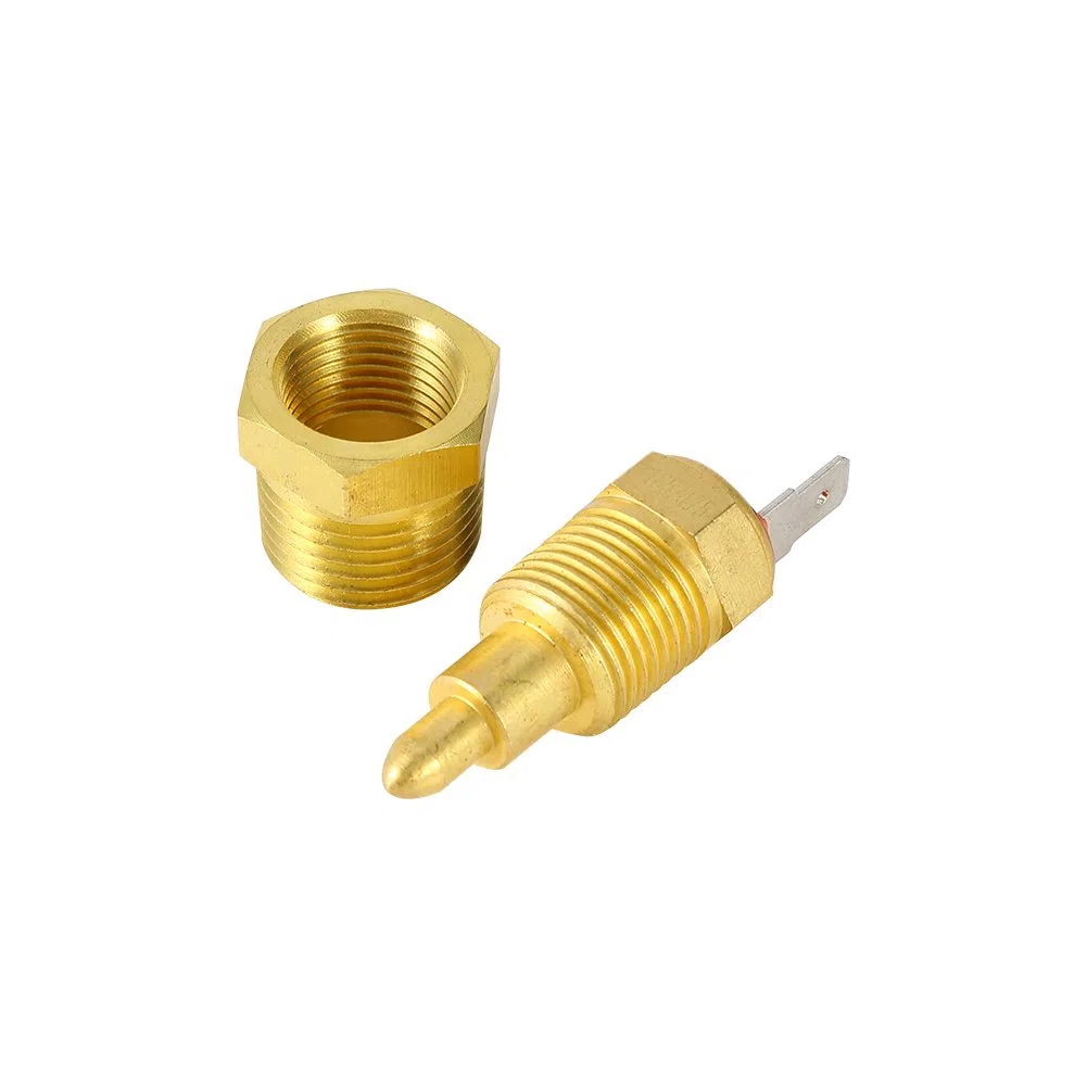 Interruptor de temperatura, Precisión 185-175°C con rosca de tubo Termostato para ventilador de enfriamiento for mecánicos y sistemas automotrices industriales