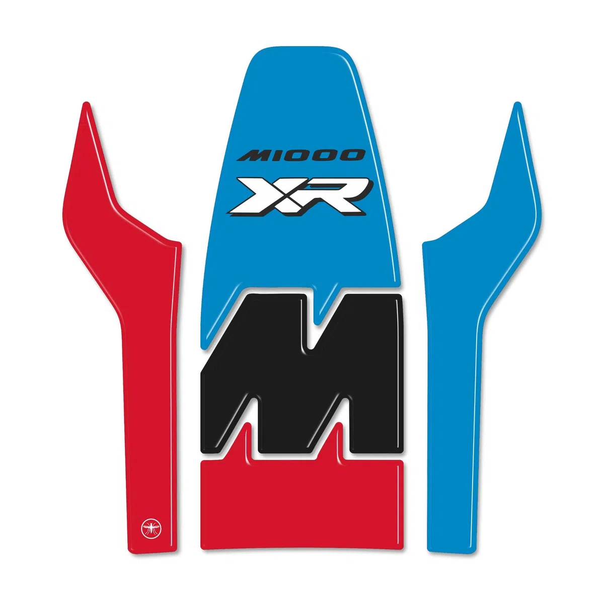 LABELBIKE - Pegatina 3D Moto Tanque Protección y Decoración de Resina Compatible con BMW M 1000 XR
