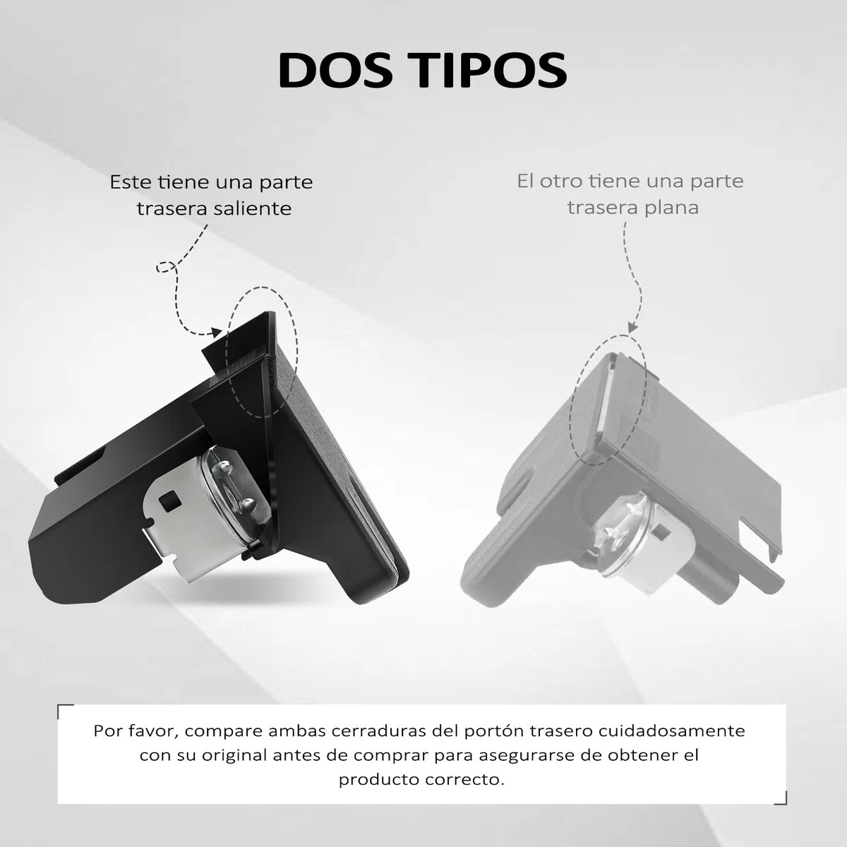KAOLALI Cerradura para Puerta de Maletero Trasera Portón Maletero Compatible para SEAT ALTEA/LEON II/TOLEDO III/VW 5K0827505A 1K6827505E