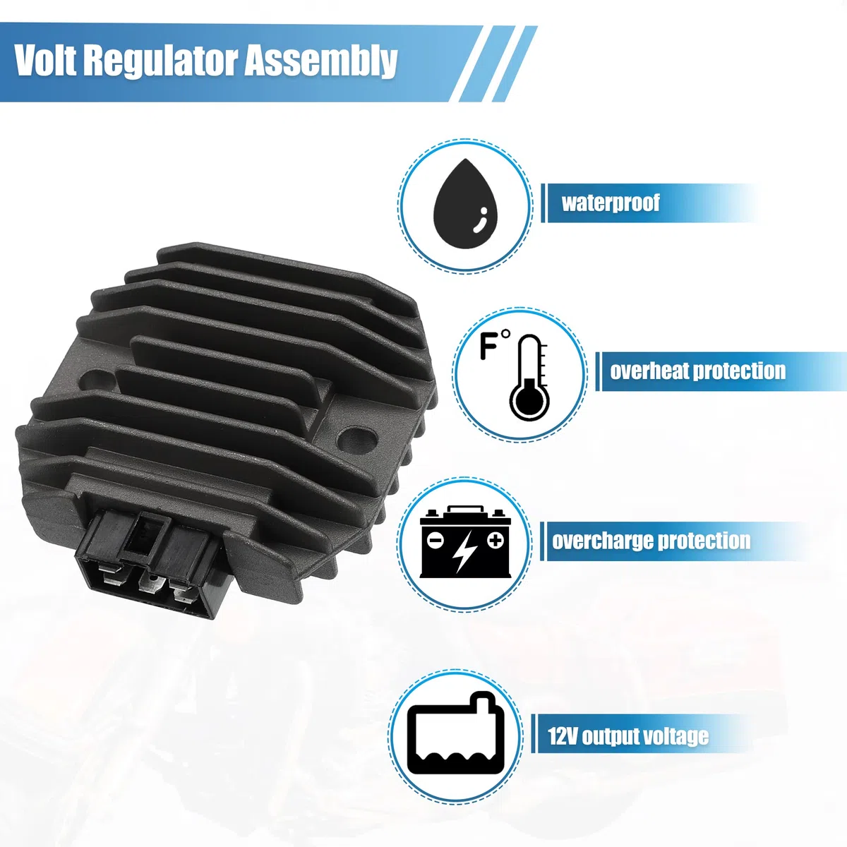 A ABSOPRO 4JH-81960-00-00 4JH-81960-01 Moto Voltaje Regulador Rectificador