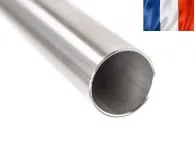INOX - Tubo de acero inoxidable Ø 45 mm de grosor 1,5 mm de acero inoxidable soldado