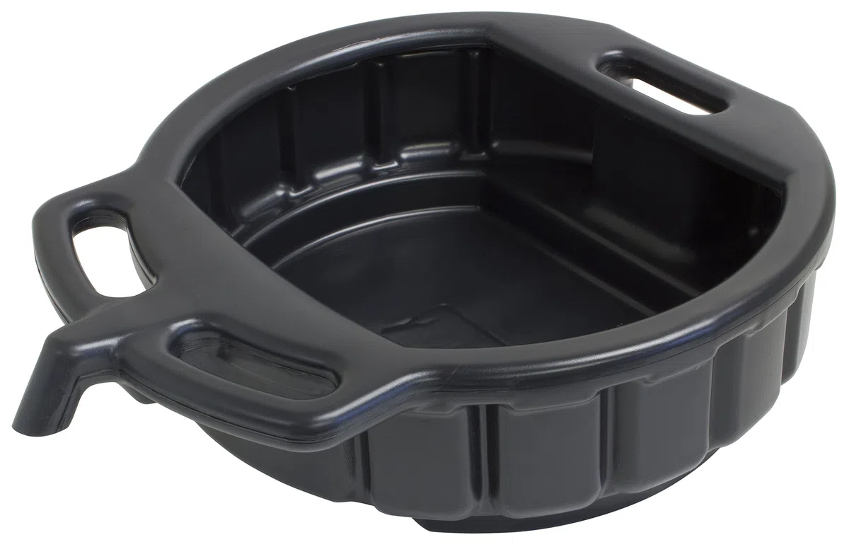Recogedor de aceite Bandeja recogedora para cambio de aceite de vehiculo, 17 litros