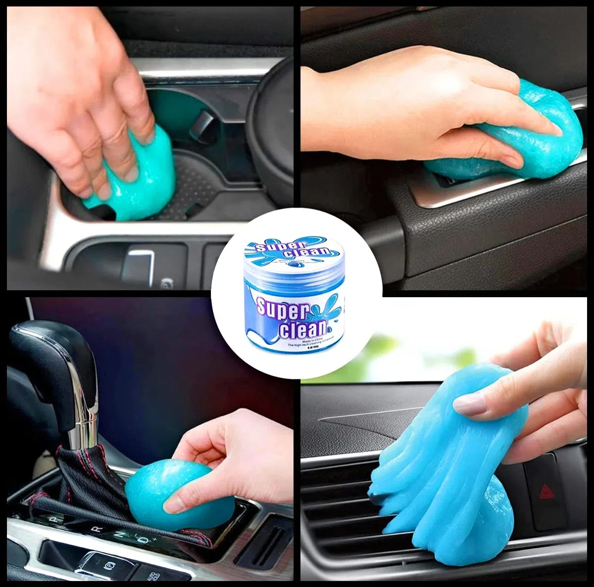 KAMBIA Kit Limpieza Coche Profesional, Detailing Coche Interior y Exterior, 14 Productos Limpieza Coche, Kit Limpieza Moto, Incluye Gel Limpieza Coche.