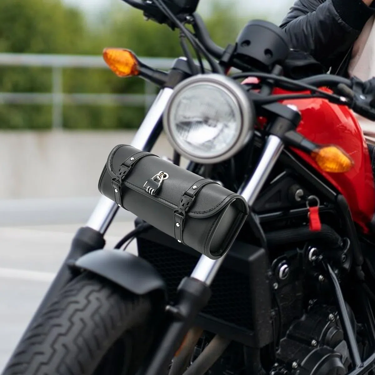 Generisch de herramientas para motocicleta, de herramientas para moto, de herramientas para manillar de moto, de herramientas con candado, lateral de horquilla delantera