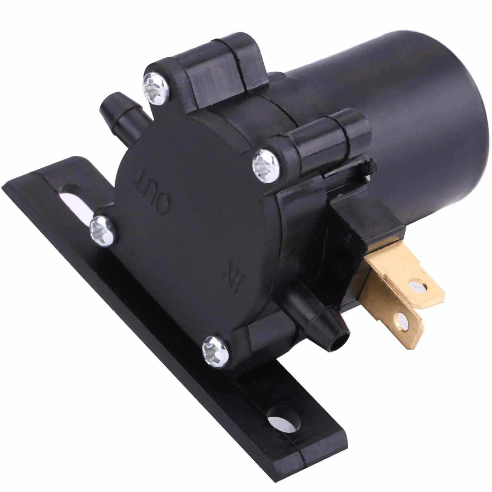 Bomba de limpieza, bomba de limpieza, bomba de limpieza universal 12V coche van autobús limpiaparabrisas, bomba de limpieza motor