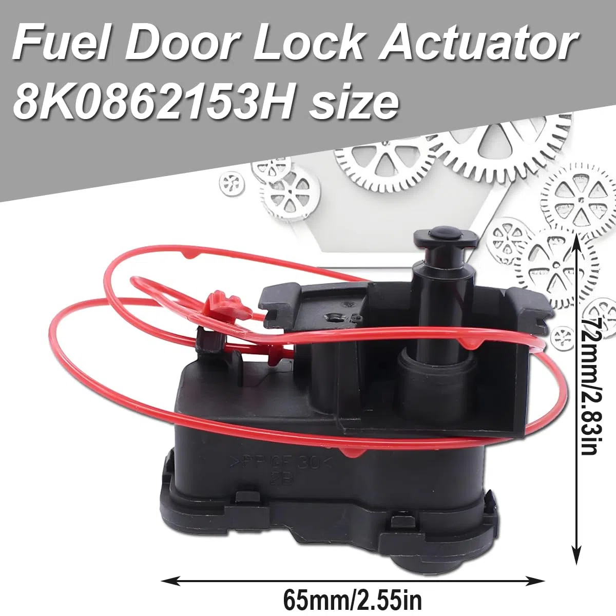 ZAMDOE 8K0862153H Actuador de Bloqueo del Motor Tapa Puerta del depósito de Combustible Coche para Audi A4 S4 A5 Coupe Q5 B8 8R RS4 RS5 S5 SQ5 Allroad Quattro Coupe para VW G-olf T-ouareg