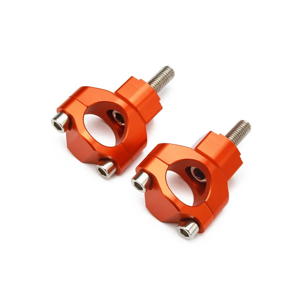 Abrazadera 28mm,CNC Aluminio Elevador Manillar Alzas Manillar para 125-530 SX SXF EXC EXCF XCW XCFW 2000-2016 Naranja