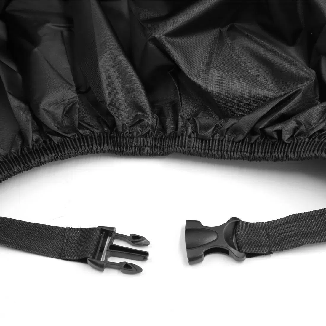 Funda para Moto Impermeable Protector de 180T Polyester Cubierta de Moto Motocicleta Scooter Negro Talla L