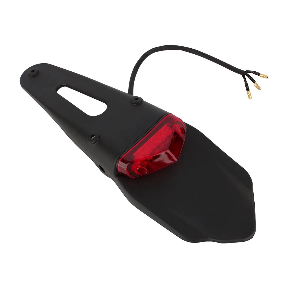 Luz trasera para Motos, Luz de Freno trasera LED en Guardabarros para moto ATV Dirt Bike