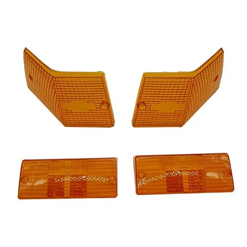 One by Camamoto cod 77670018 Intermitentes Delantero y Trasero Kit Lente Naranja Compatible con Piaggio Vespa px 125-150-200cc Arcobaleno | R.O. Hormigas 185976-185977 / Correo. 185978-185979