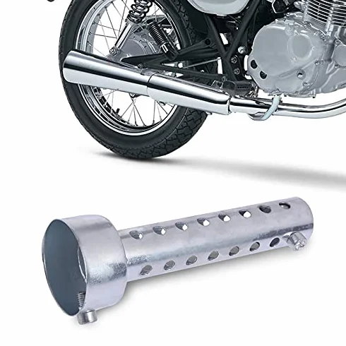 Silenciador Universal para Moto Insertos para Muffler Eliminador de Ruido Compatible con Tubos de Escape de 35mm 42mm y 45mm Baffle DB Killer Plateado para Motocicletas