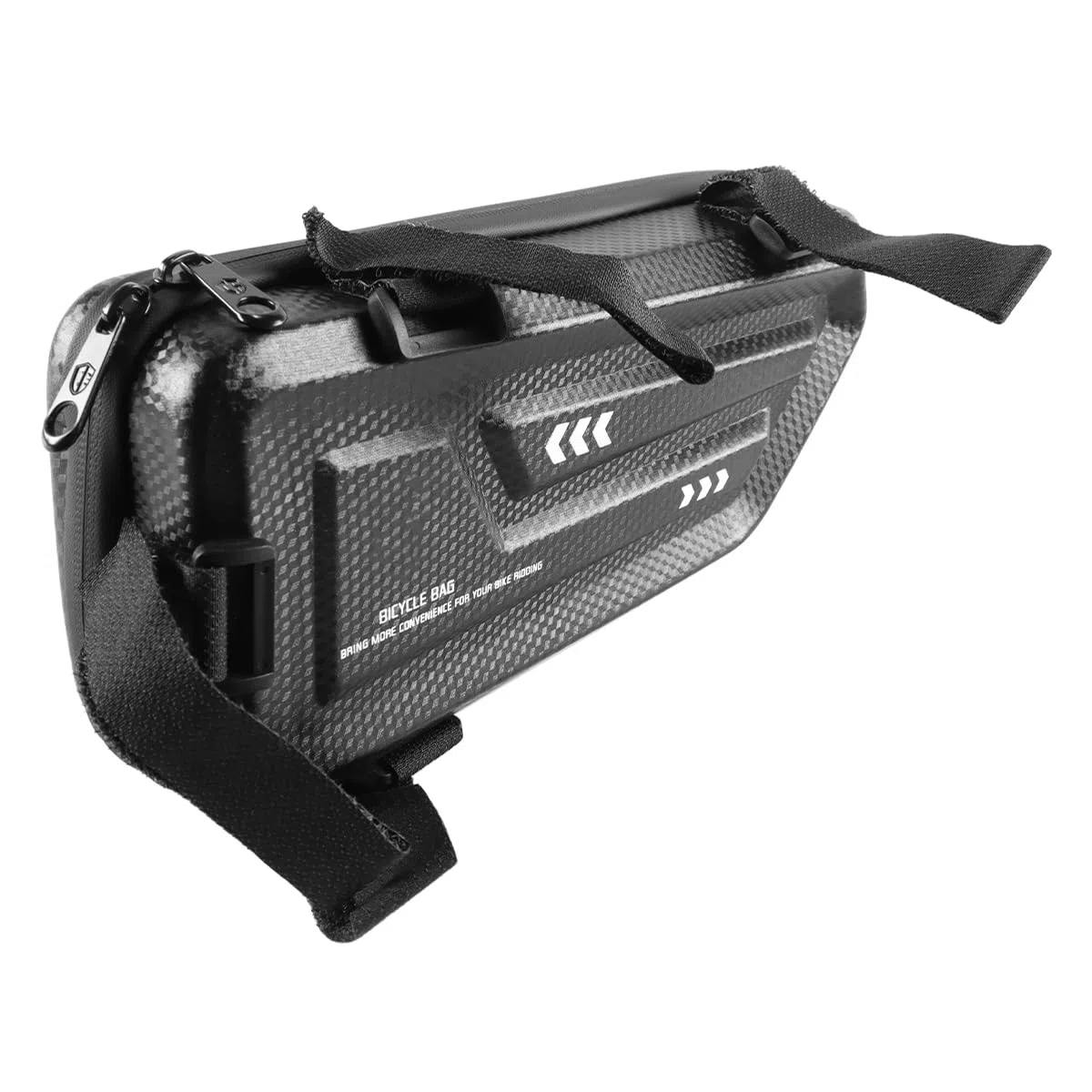 Bolsas para sillín de motocicleta de 2 piezas, de fibra de carbono, rígidas, impermeables, de EVA, de 2 l, laterales impermeables con correas de montaje rápido para expediciones y todoterreno.