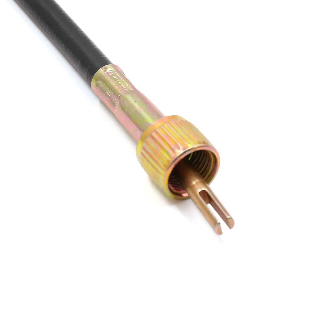 sourcing map - Cable de velocímetro de motocicleta con revestimiento de goma negro para Honda CG125