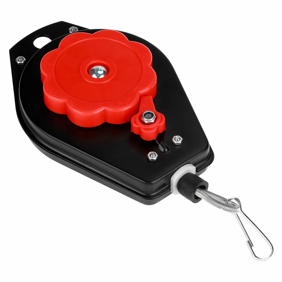 Nuevo tipo Spring Balancer Retráctil Portaherramientas Capacidad de suspensión 0,6 2.0kg ES620 for línea de ensamblaje (Negro)