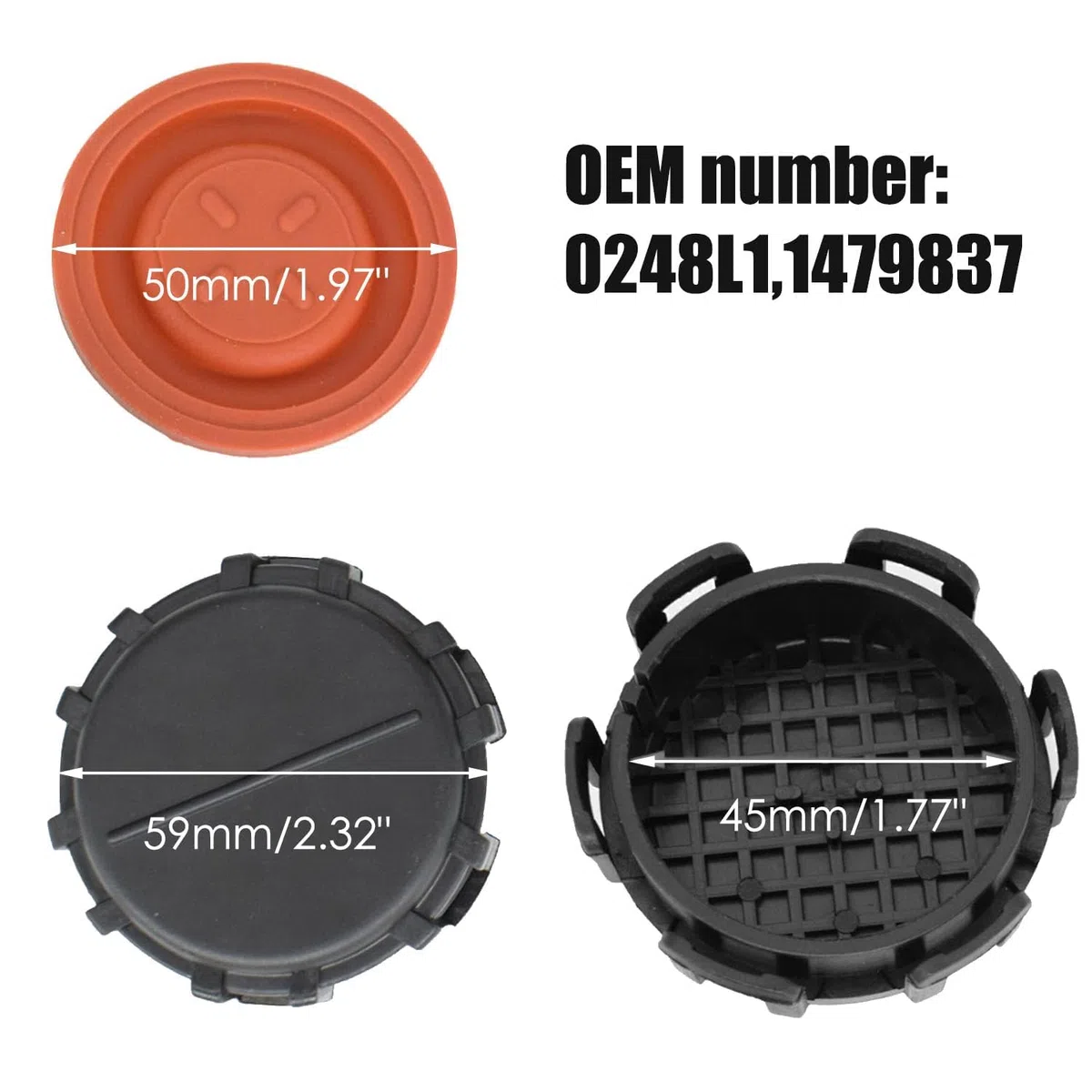 GIONAR Kit de reparación de tapa de válvula PCV para Peugeot 206 307 308 Citroen Berlingo Ford Fiesta Focus C-max 1.6HDI/1.6D/1.6 TDCI, 0248L1 1479837