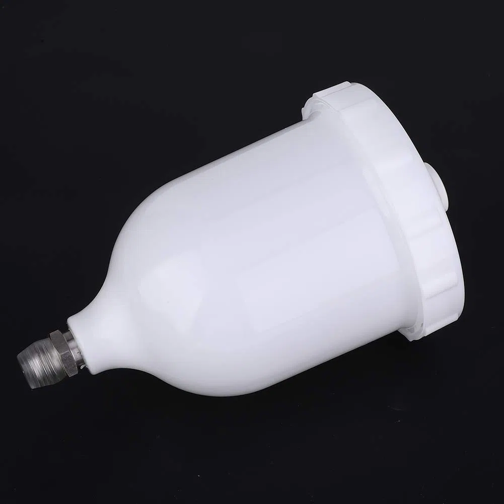 Devilbiss para GTI Cup Devilbiss Cup Plástico Blanco 600Ml Pistola de Pulverización Olla Alimentación por Gravedad Vaso de Pintura de Plástico para D Evilbiss para GTI T Ekna Pro