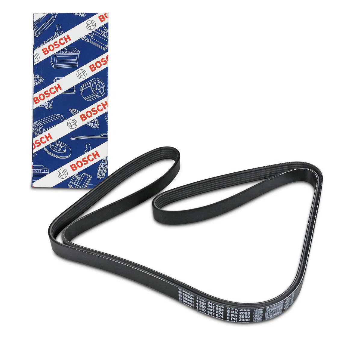 Bosch 6PK2080 - Correas en V estriadas - 1987947824