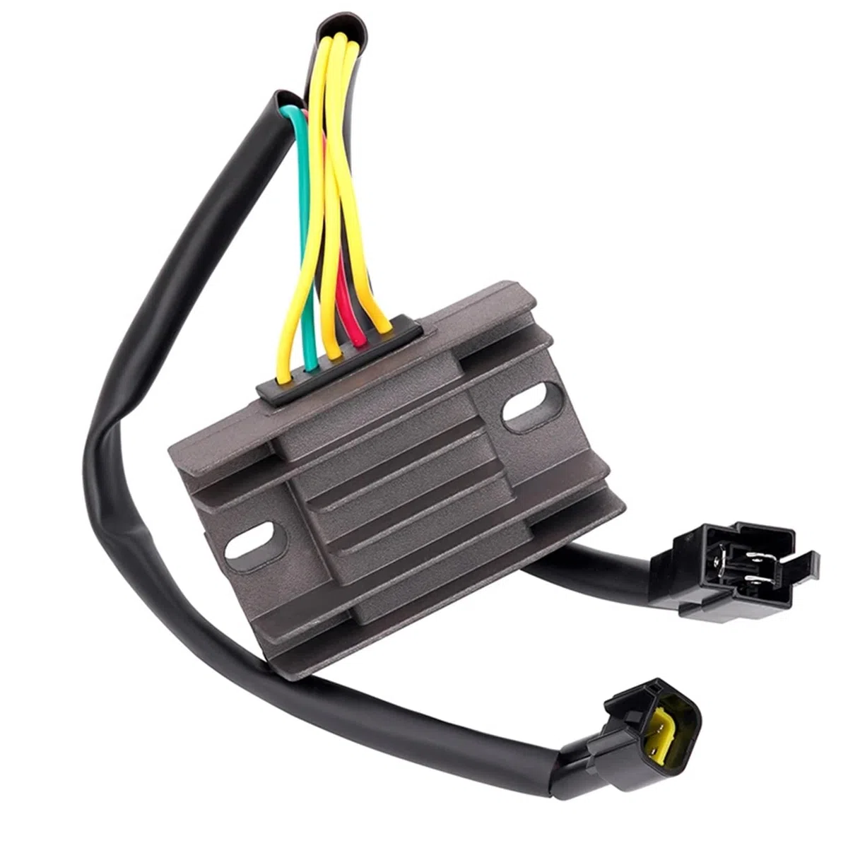Regulador voltaje moto‌ Estabilizador de voltaje‌ Rectificador regulador de voltaje y bobina de estator para motocicletas Suzuki DRZ400 DR-Z400 32800-29F00. Compatible con Kawasaki KLX400.(Rectifier)