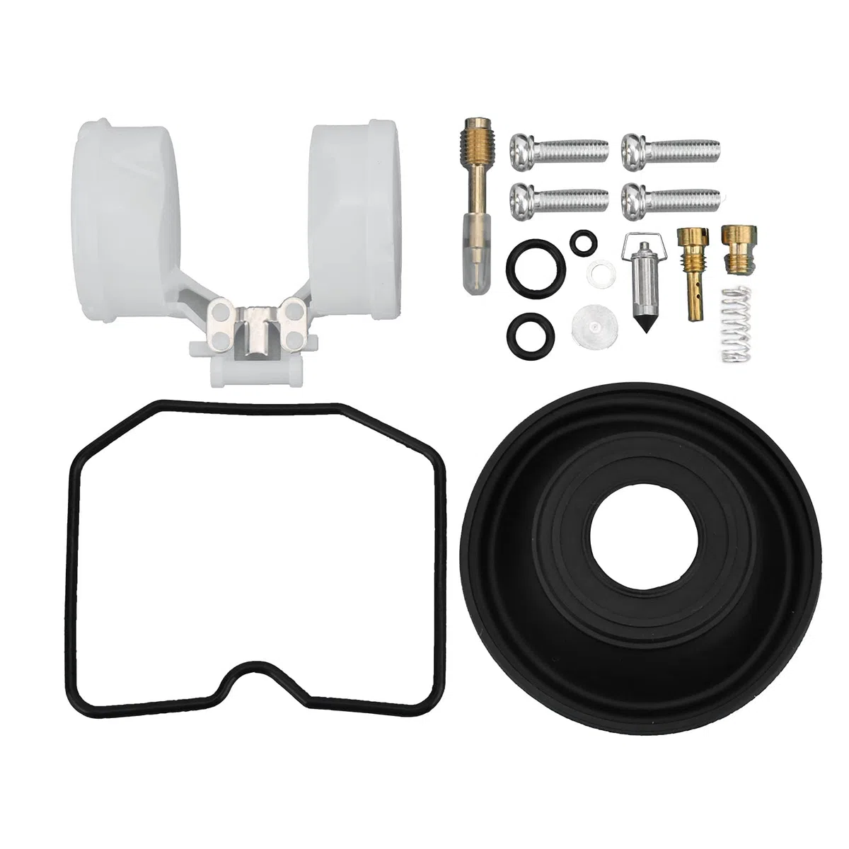 BIKING Reparación de carburadores, 2 juegos de reparación de carburador, kit de reparación de carburador, compatible con Kawasaki Vulcan 500/EN500 1991-1995