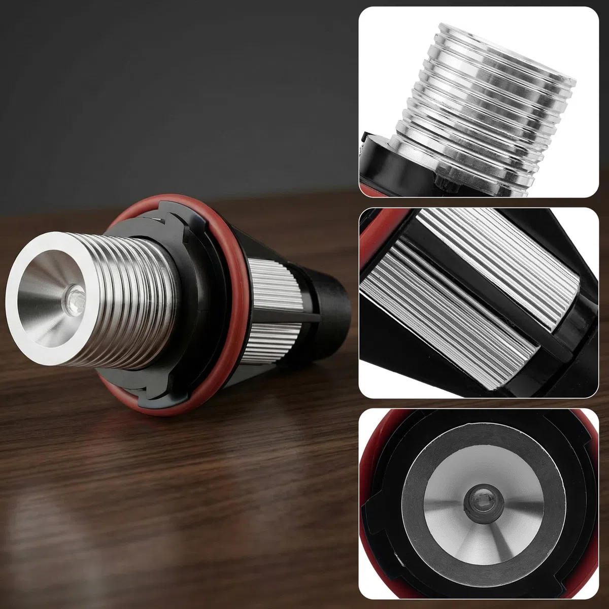 Baceyong 2 bombillas LED de ojo de ángel, impermeables, para luces de marcador de ojos de ángel, compatibles con BMW E39 E59 E53 E60 E31 E63 E64 E65 E66 E83 E87 6312694048, 63126916097, 63126929309
