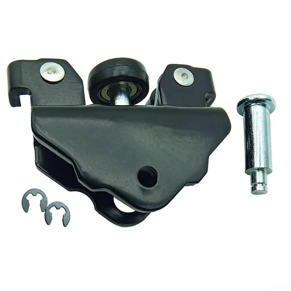 Polea de metal para guía de rodillo de puerta corredera compatible con Renault para Kangoo II 2008 en adelante, OEM 745967474R 777643981R, accesorio de pista interior negro para un funcionamiento