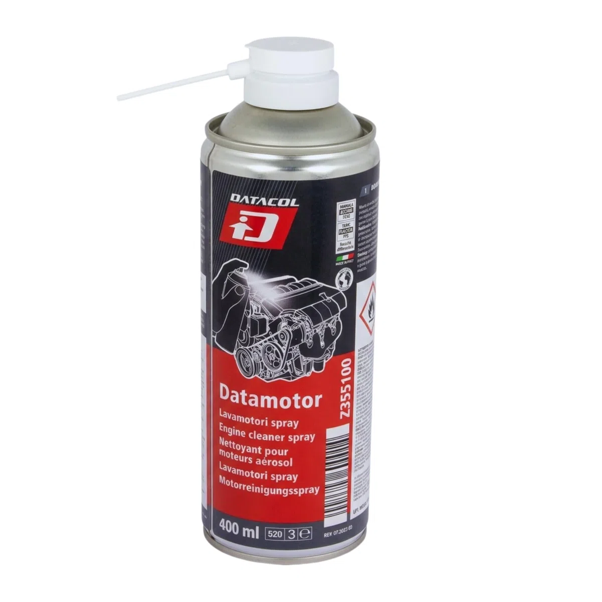 Spray Limpiador Desengrasante Motor Coche · Datacol Sin Residuos · Bote Spray 1 Ud 400ml · Talleres y Piezas