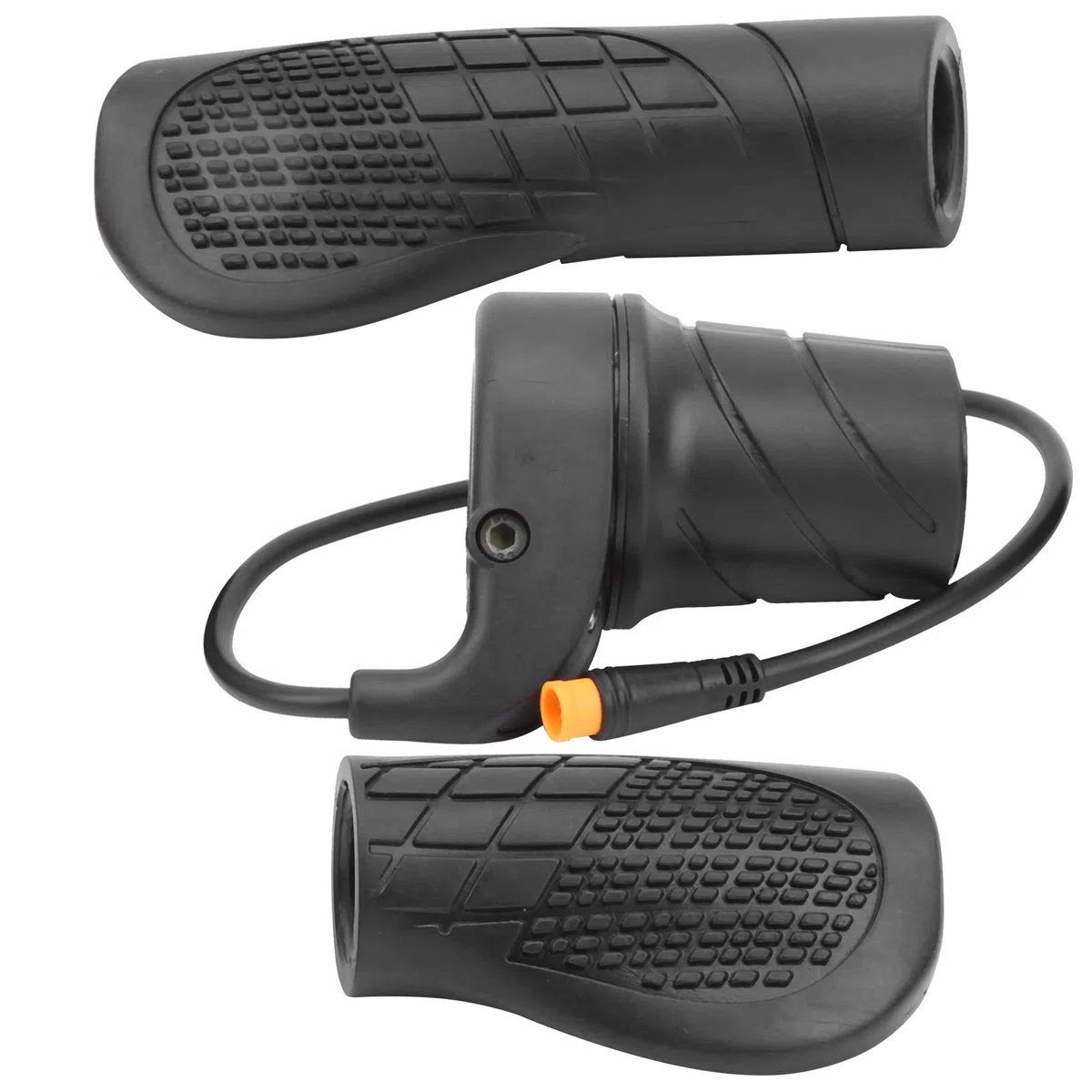 Nikou Acelerador de Medio Giro - Acelerador de Medio Giro Antideslizante para Bicicleta eléctrica Bicicleta de montaña Pieza modificada Junta Impermeable 20x