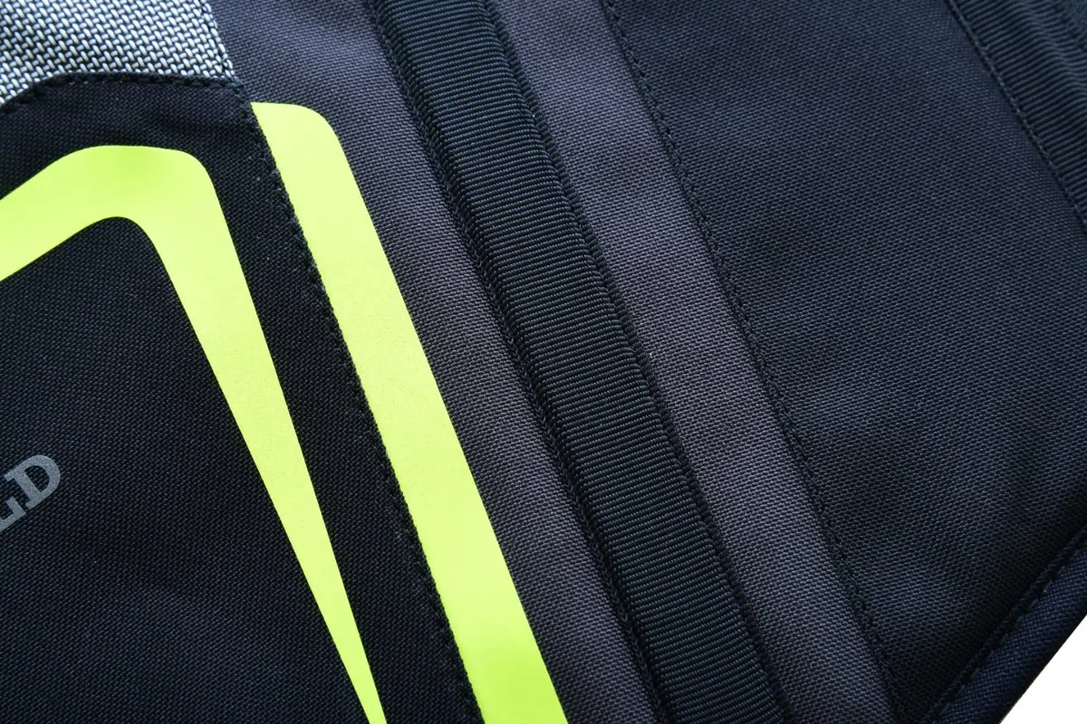 Blackwild - Cinturón lumbar para moto, con estabilización efectiva, para hombre y mujer, color gris fluorescente