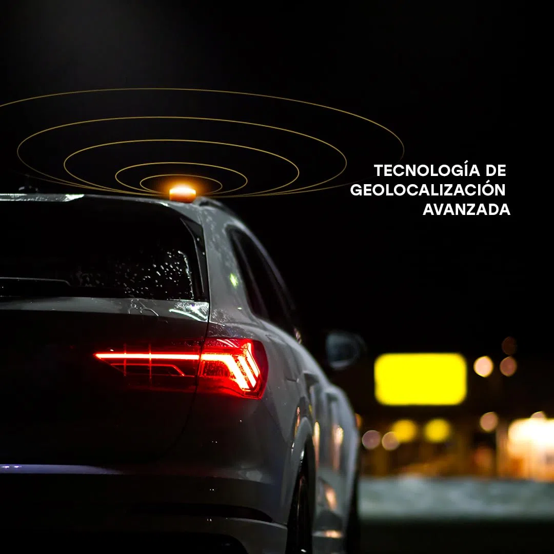 WEIDA Baliza V16 - Luz De Emergencia Geolocalizable | Modelo F168 | Baliza para Coche Homologada DGT | Base Magnética, Pilas Alcalinas 9V, Autonomía Máx 2 Horas | Resistencia al Agua IP54 (PACK 1)