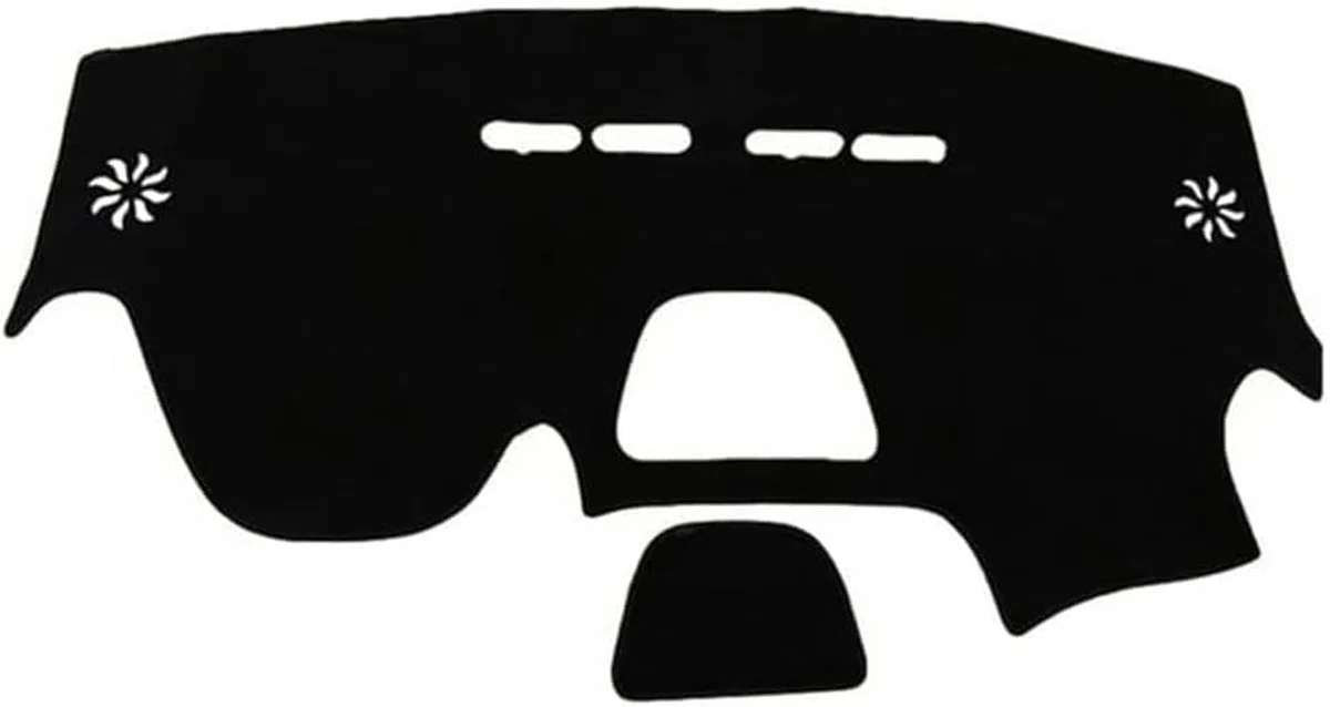 BOLNEY Alfombrilla Antideslizante para salpicadero para Renault Captur 2014-2019 Alfombrilla Negra para salpicadero