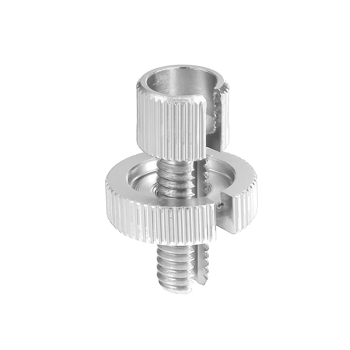 X AUTOHAUX 1uds M8 Freno Embrague Cable Línea Ajustador Tornillo Plateado Tono