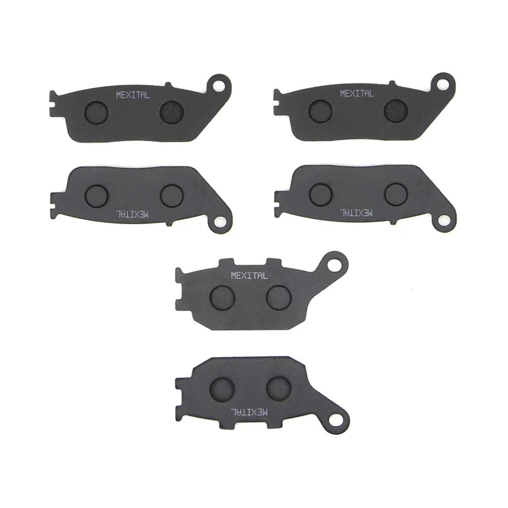 Semi-metálicos Pastillas de freno Delanteras + Traseras para CB 600 F Hornet (FW/FX/FY/F1-F6/F21/F22/F2Y) (98-06)/CBF 600 N/S (04-09) (Non ABS) SA NA (ABS) (04-06)/CBF 1000 (Non ABS) (06-15)