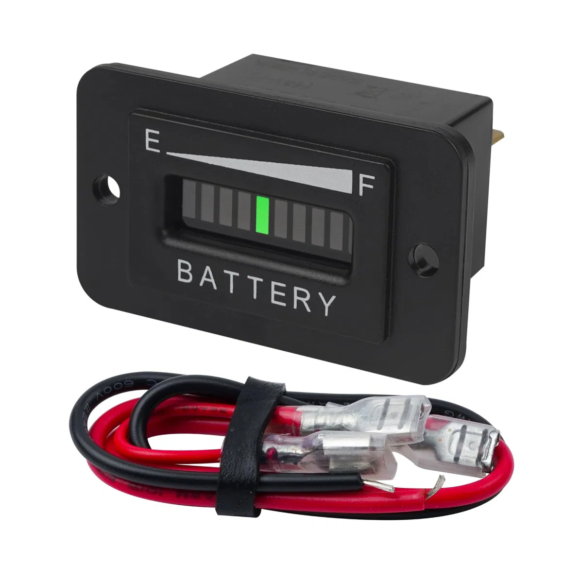 Indicador de batería Pantalla LED grande Voltímetro de plomo Ácido Traje para equipos de corriente continua, tales como carretillas elevadoras Carro de golf Equipo (LA-48V)