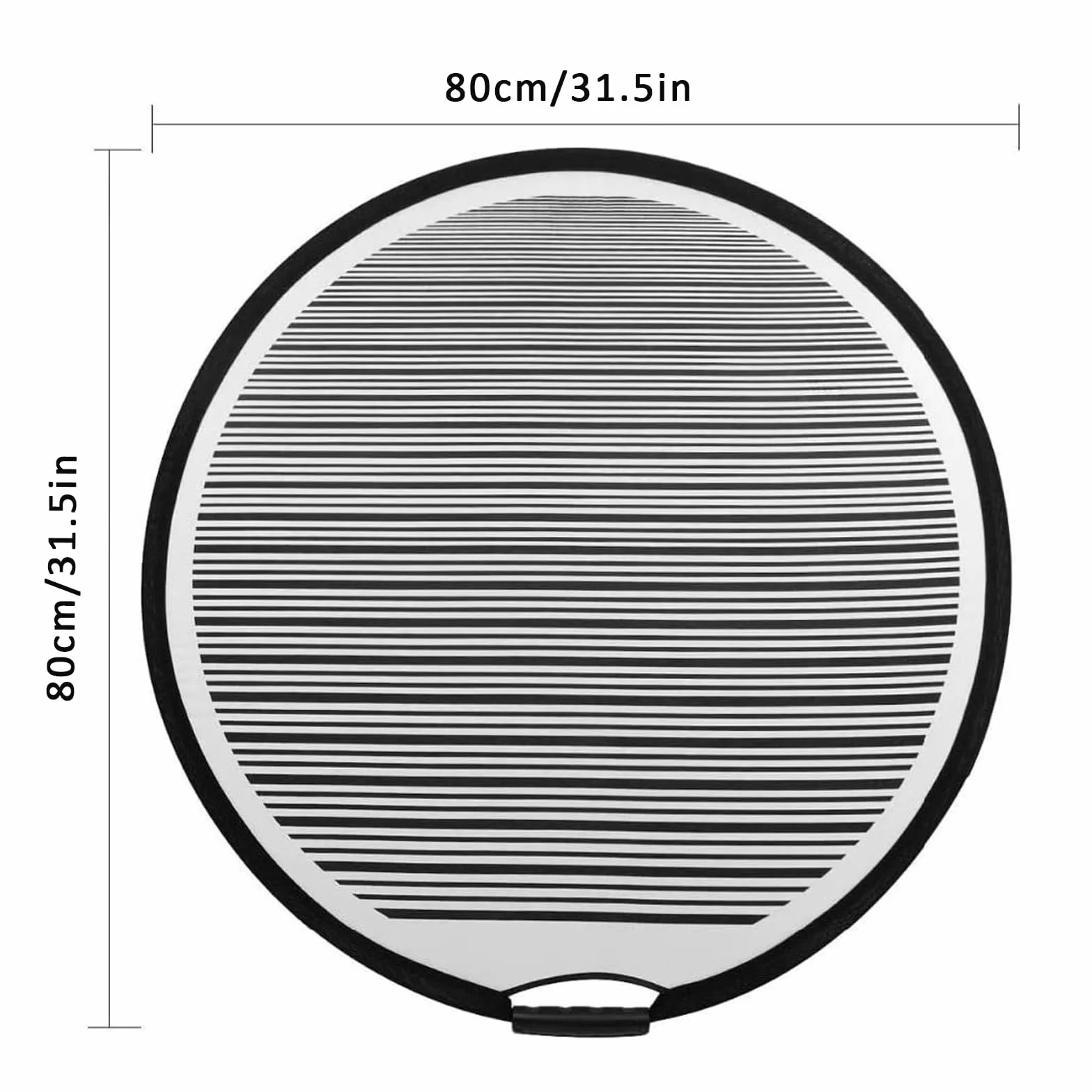 80 cm Reflector de Abolladuras, Tablero Reflector, Tablero Reflector a Rayas, Tablero Reflector de Abolladuras, para Coche, con Bolsillo, para Abolladuras, Carrocería, Puerta, Coche