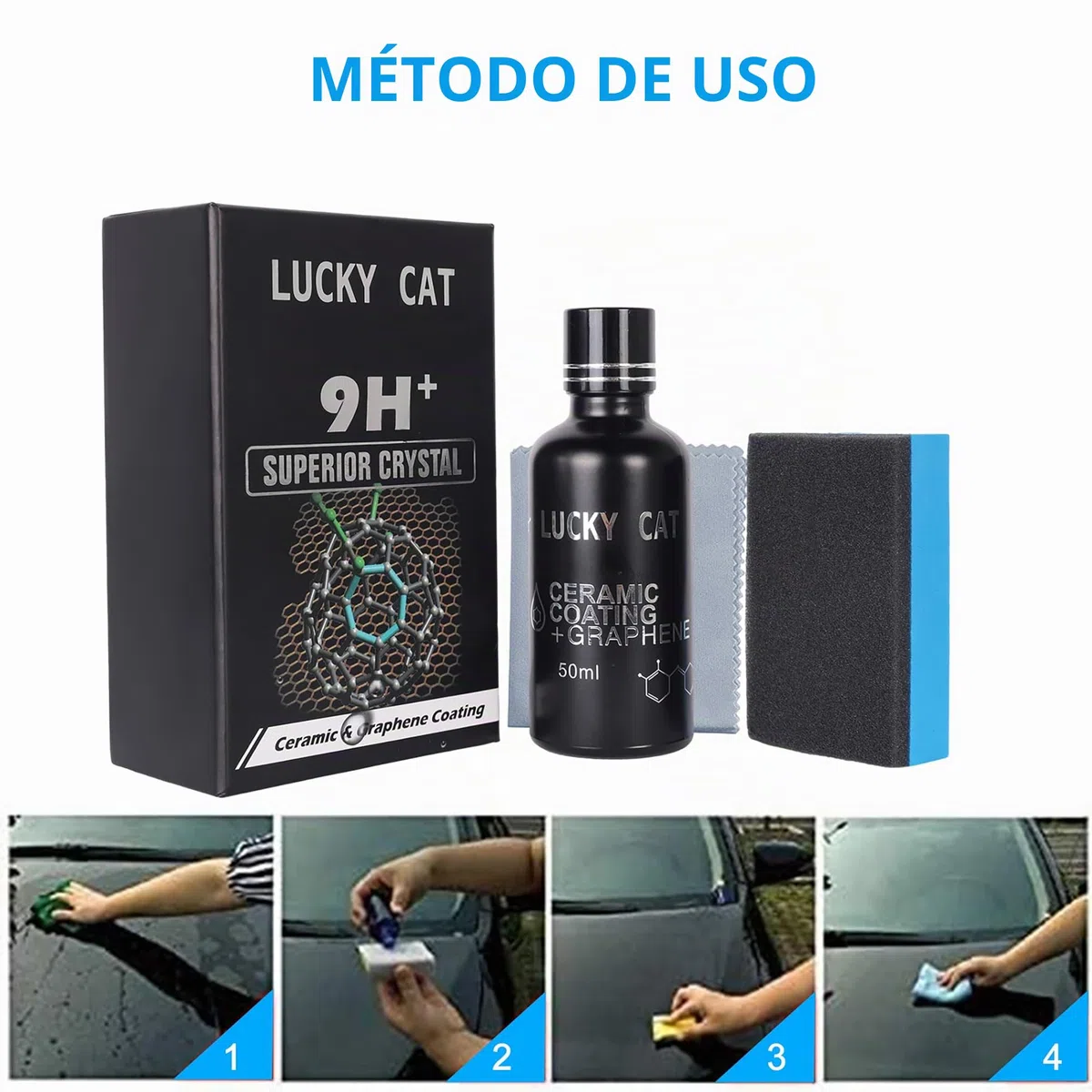 2022 9H Nano Ceramic Coating,Revestimiento Ceramico Coche, Super Hidrofóbico Pulido Car Coating, Anti Arañazos Coche Protección de Pintura